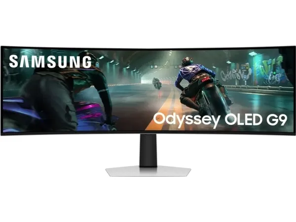 Samsung LS49DG910SUXEN Odyssey G9 G91SD | 49 " | OLED | 32:9 | 144 Hz | 0,03 ms | 5120 x 1440 pixels | 250 cd/m² | HDMI-porte antal 1 | Sølv