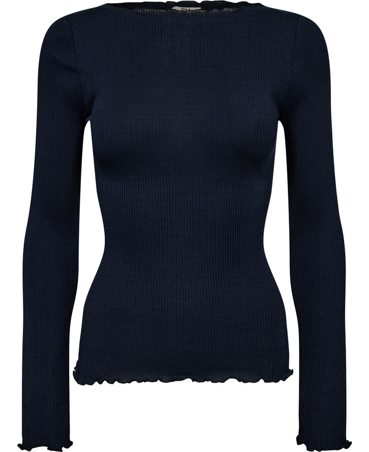 RM by Rosemunde RMWBalta modal LS boatneck blouse Blå