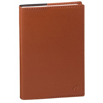 Quo Vadis - Agenda - 2025 - Président Prestige - Semainier Planning - Français - Soho - Marron - 13 mois de décembre à décembre - 21x27 cm - Papier Clairefontaine ivoire - Fabrication française