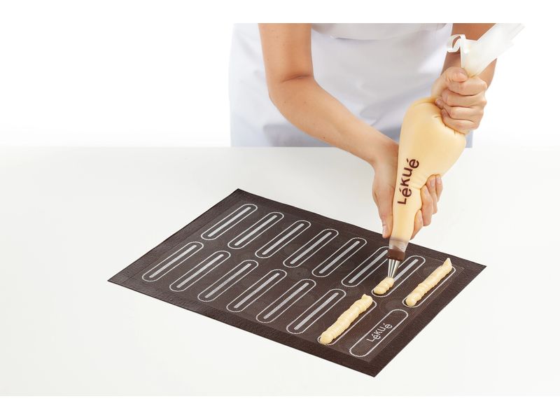 Lékué Backmatte mikroperforiert, Silikon, 40 x 30 cm Mikroperforierte Backmatte