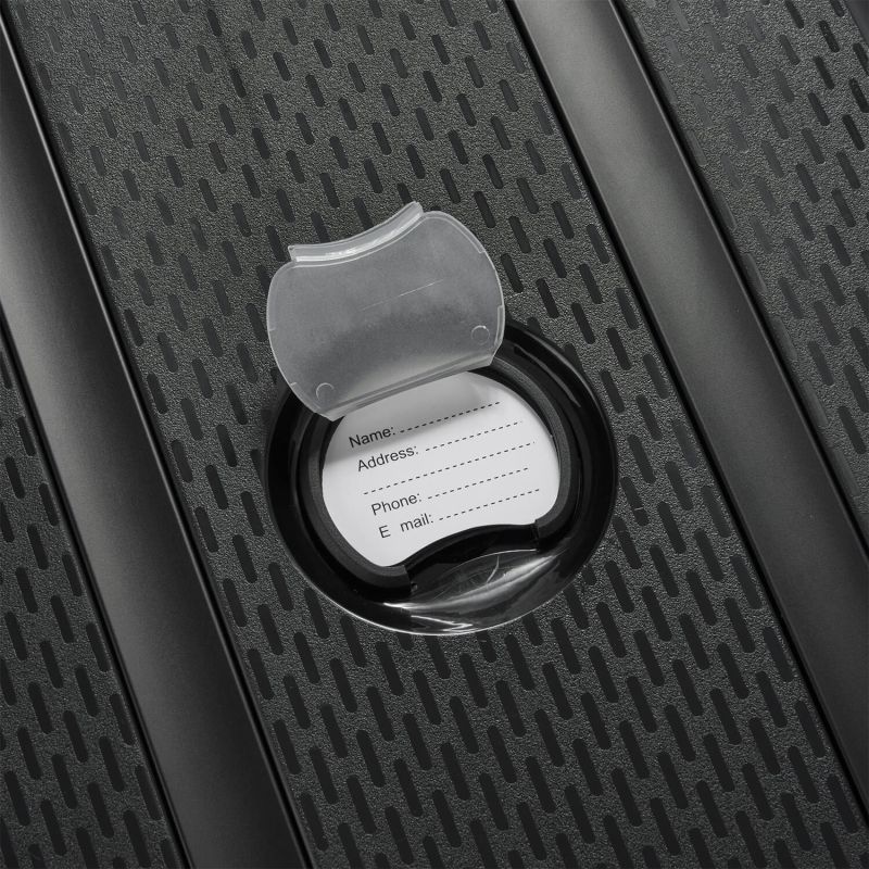 Valise rigide Belmont Plus Extensible 70 cm Matières Recyclées Noir