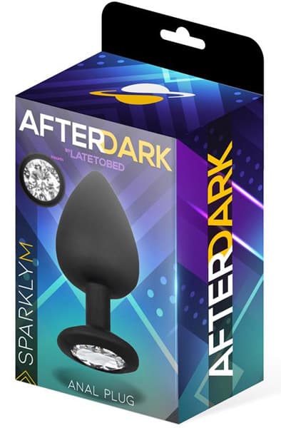 Afterdark Sparkly Butt Plug Silicone M Analplugg