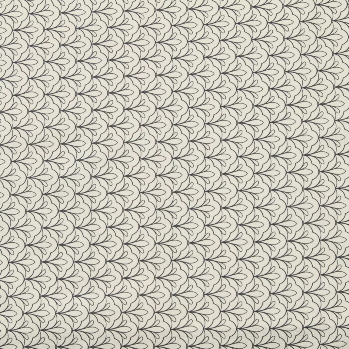 Nappe rectangulaire coton enduit (150 x 250 cm) Clara Grise