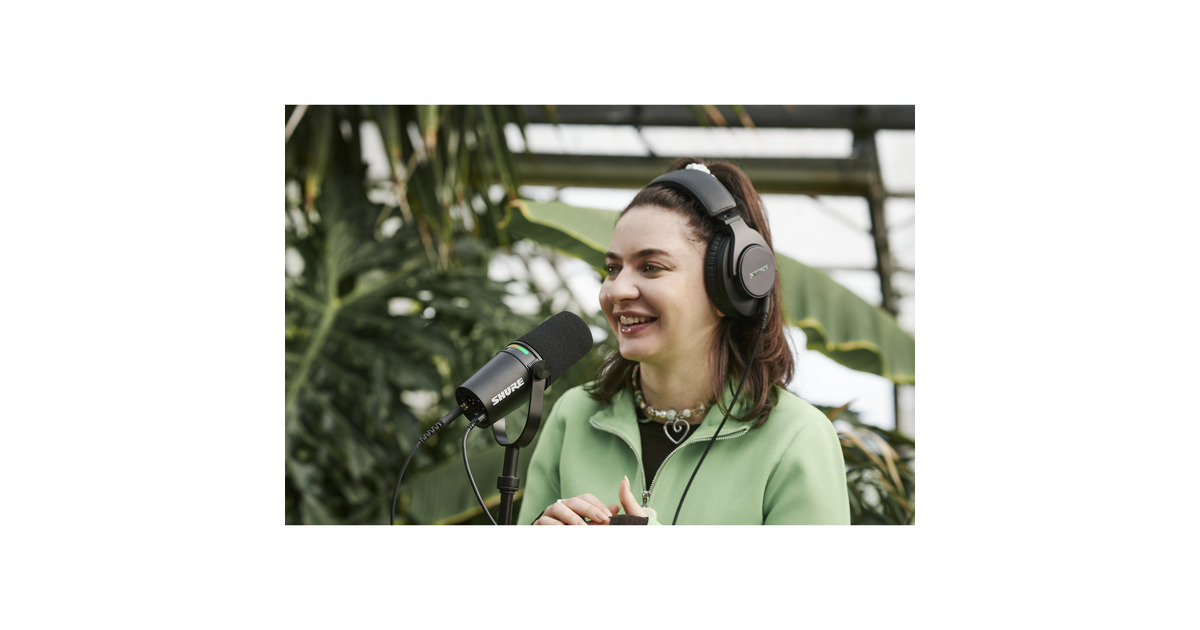SHUREMV7+ Podcastmicrofoon  (Zwart)
