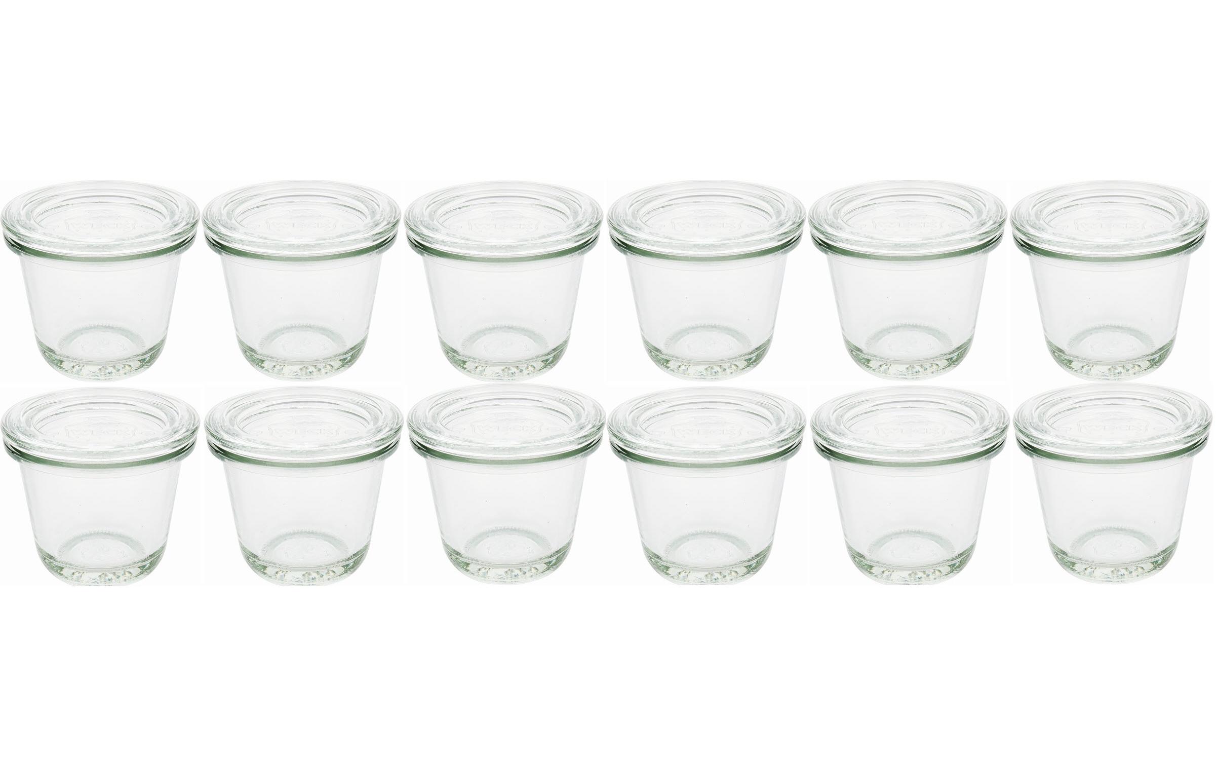 Einmachglas 80 ml, 12 StückEinmachgläser Set mit Deckel