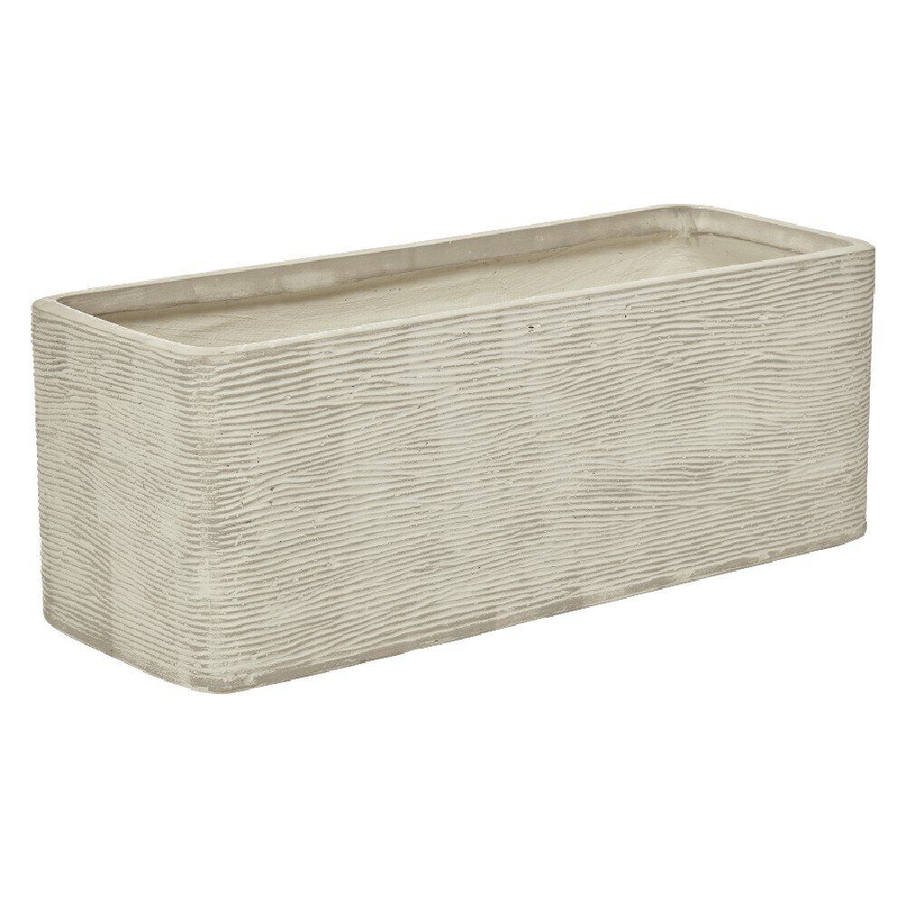 Jardinière fibre argile L80cm