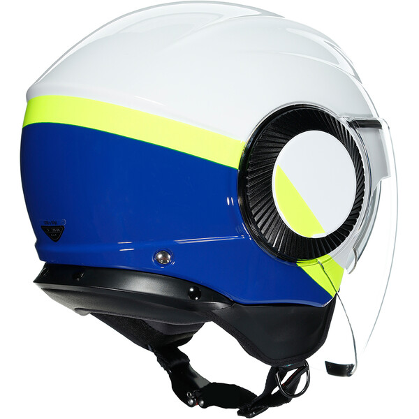 AGV - Casque Orbyt Block Blanc / Bleu / Jaune