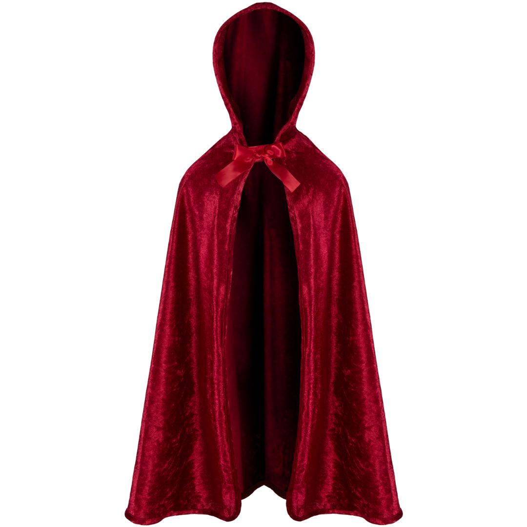 Great pretenders verkleedcape roodkapje velvet - 5-6 jaar