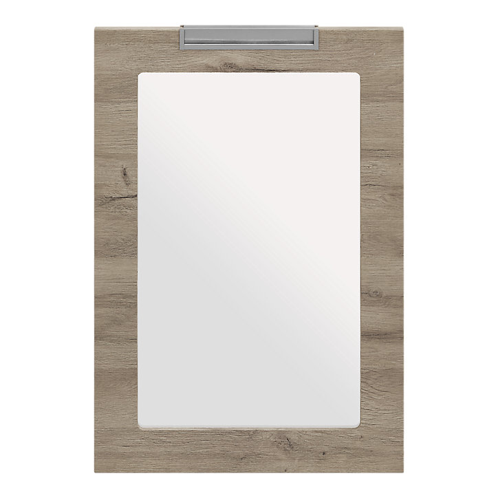 Porte de meuble de cuisine vitrée Pachira décor bois clair l. 50 cm x H. 72 cm GoodHome