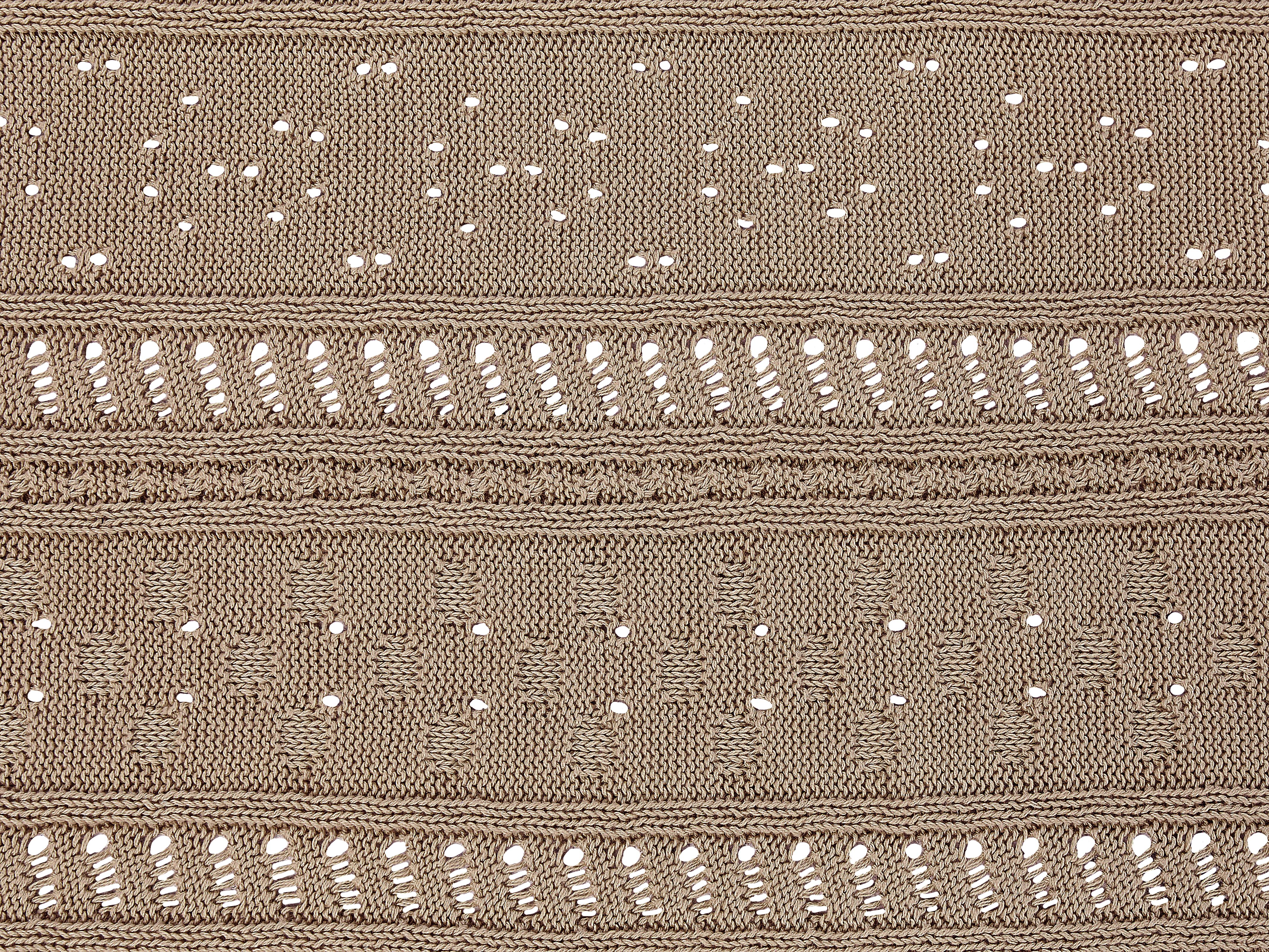 Sprei DAULET Katoen 150 x 200 cm Bruin