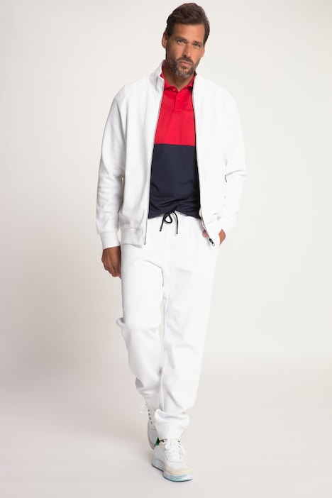 JAY-PI Sweatjacke, Tennis, Stehkragen, Zipper, Raglan-Langarm