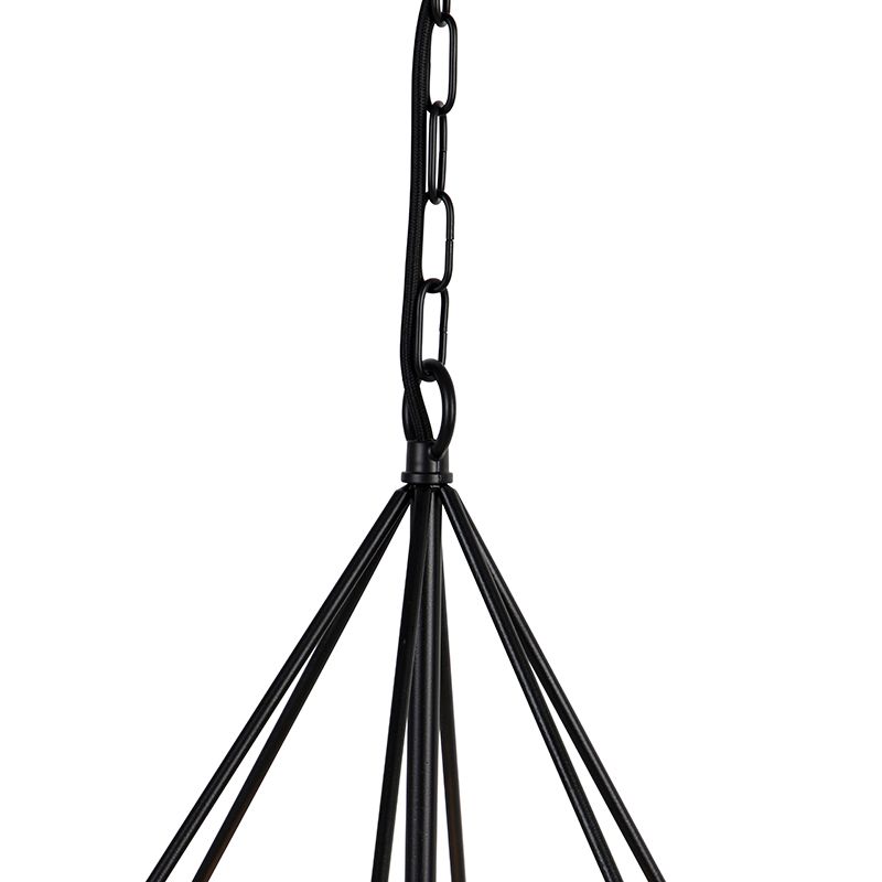 Scandinavische hanglamp zwart - Karkass