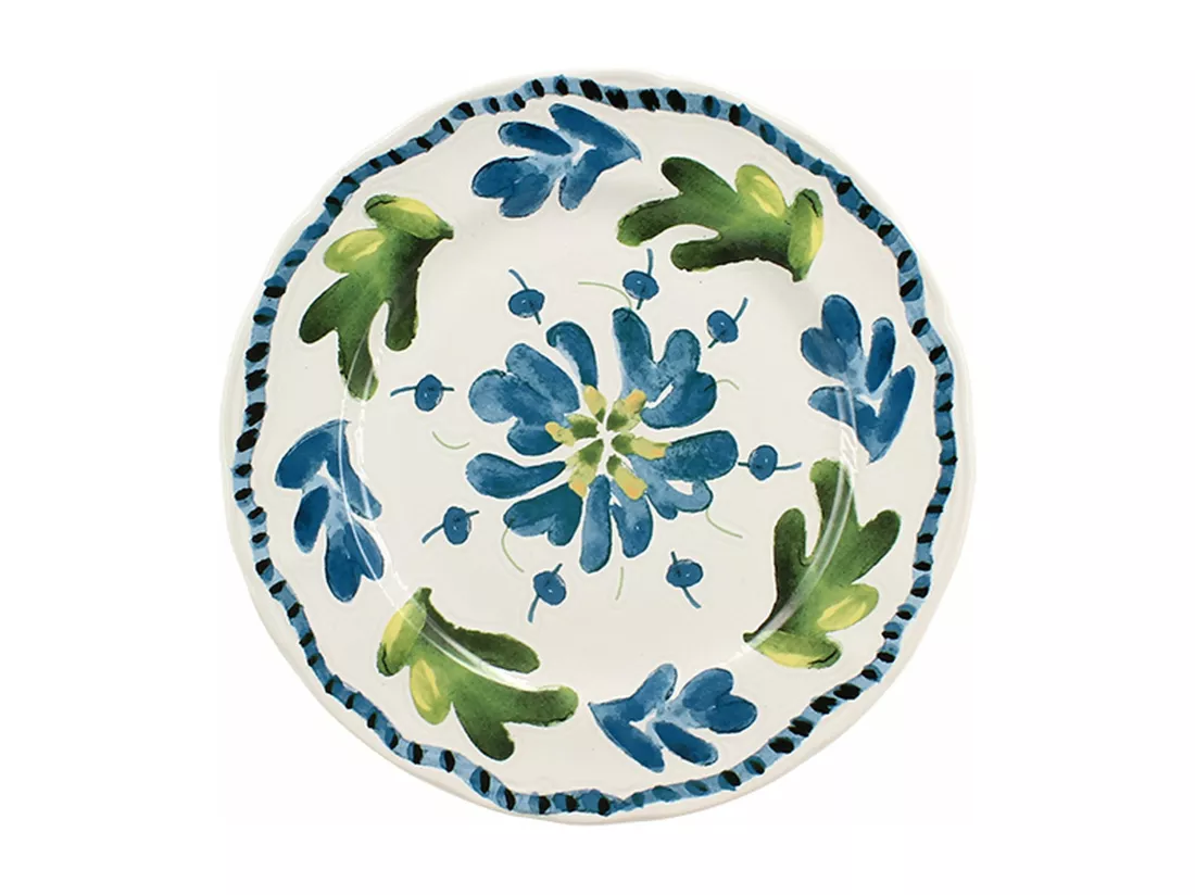Novastyl - Lot 6 Assiettes Plates Gardenia 27cm En Gres