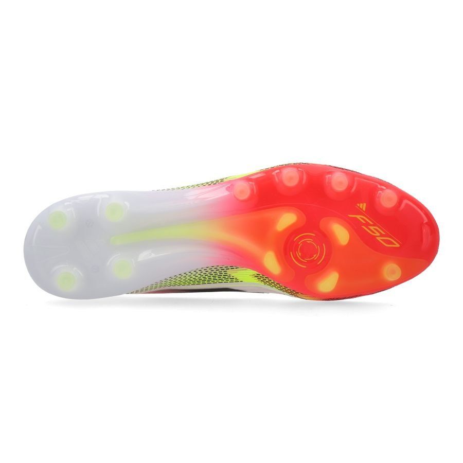 adidas F50 Elite AG Pure Victory - Blanc/Noir/Jaune