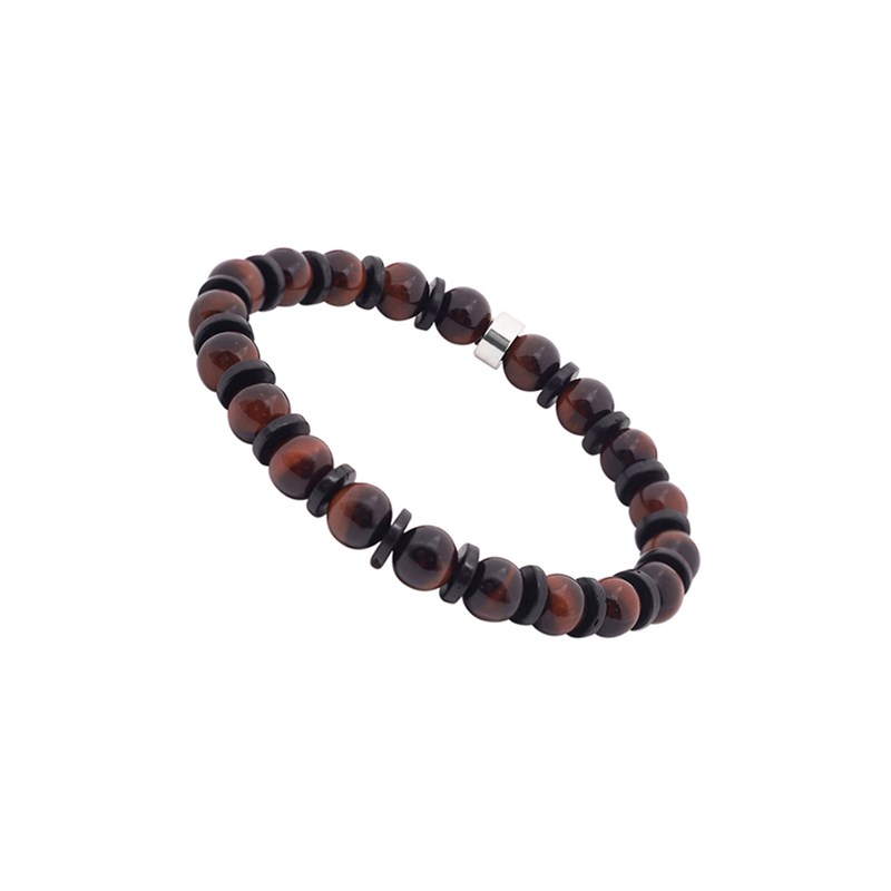 Bracelet Tigre Rouge Et Perle De Coco-180