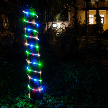 Konstsmide feestverlichting lichtslang 130 LED lampen multicolor 10 m