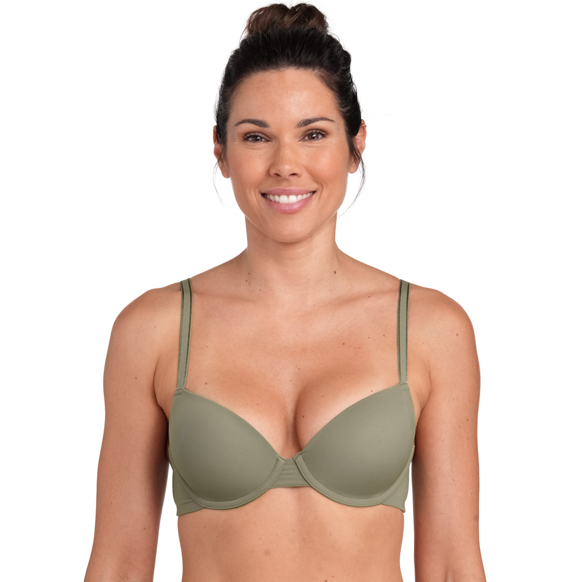 Gina Benotti Damen Bügel-BH im Basic-Look oliv