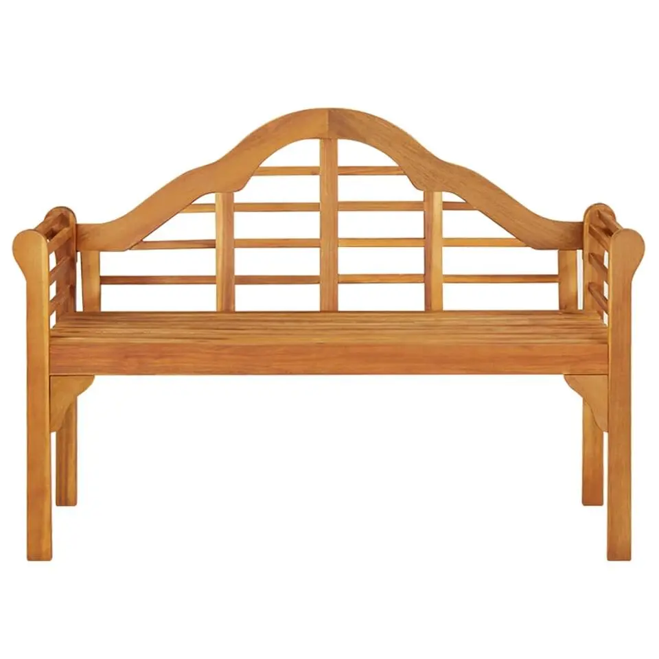 vidaXL - Tuinbank - Bruin - Acaciahout - 125 cm