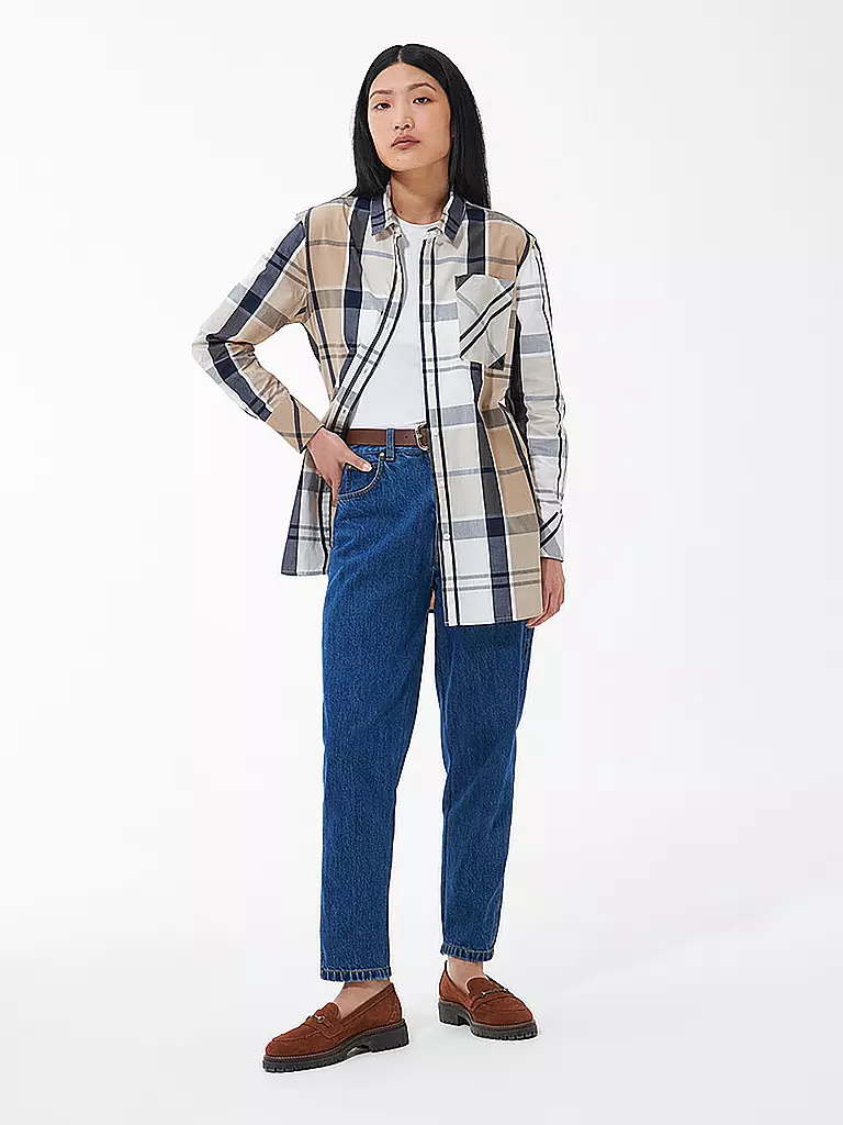 BARBOUR Bluse PERTSHIRE beige