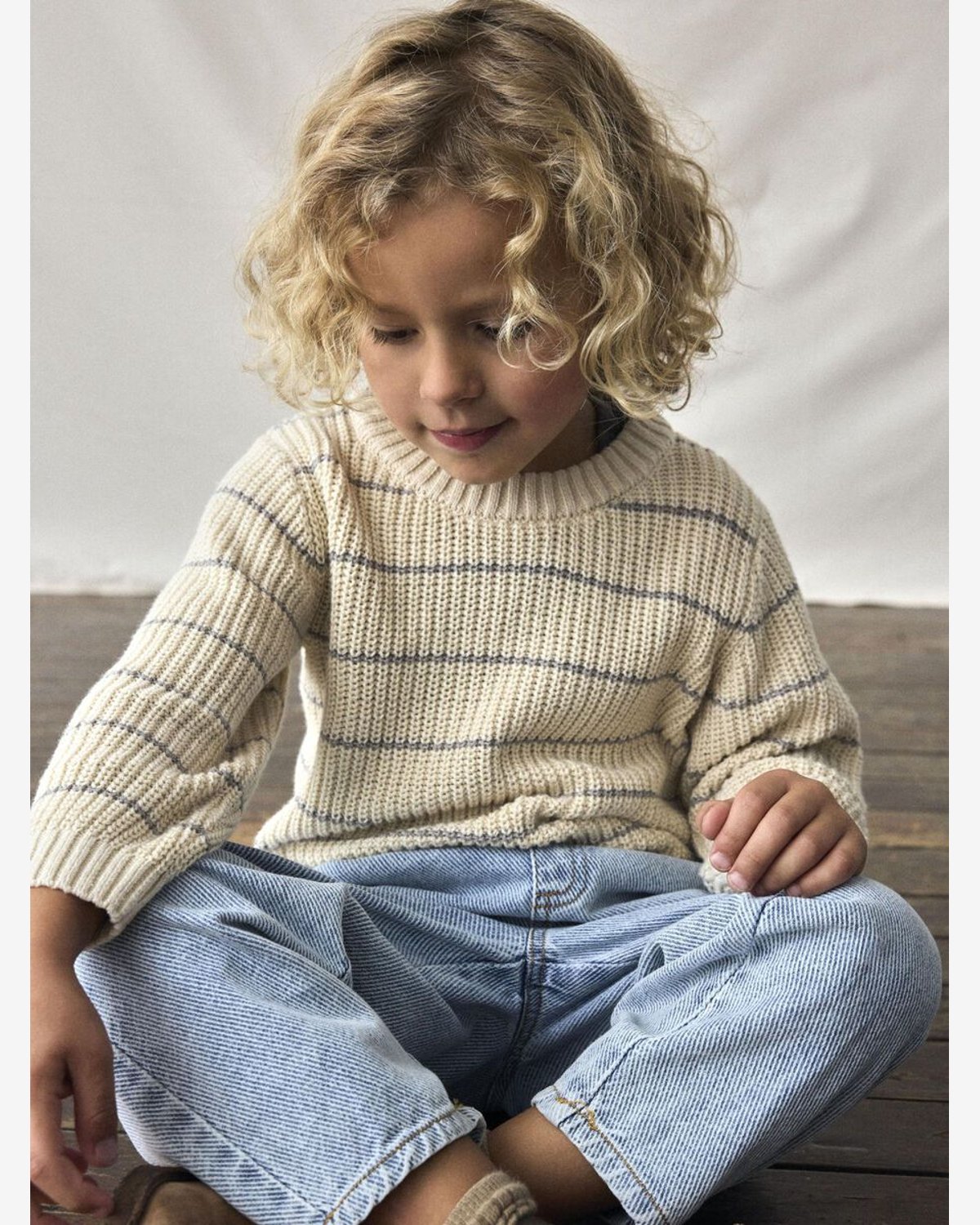 Genser Barn – Øko Bomull | Emlen LS Knit