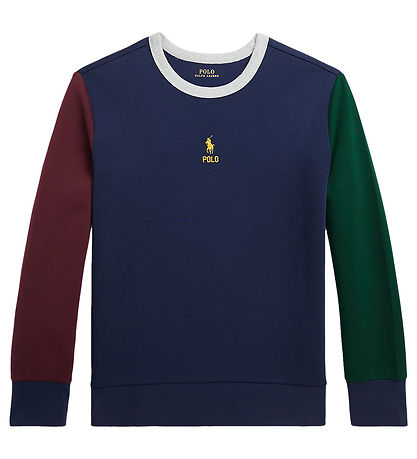 Polo Ralph Lauren Bluse - Navy m. Bordeaux/Dunkelgrün