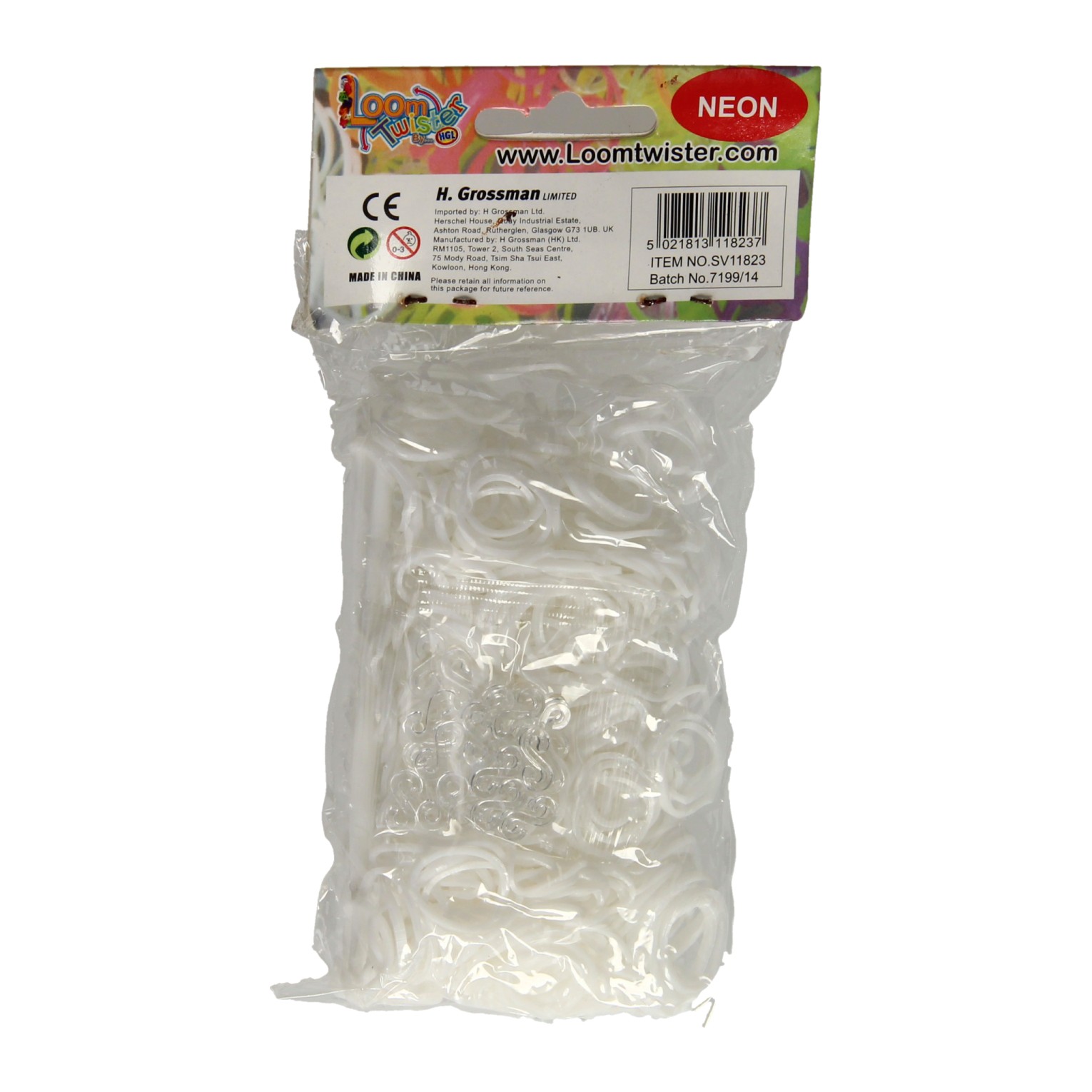 Loombands Wit Set, 600st.