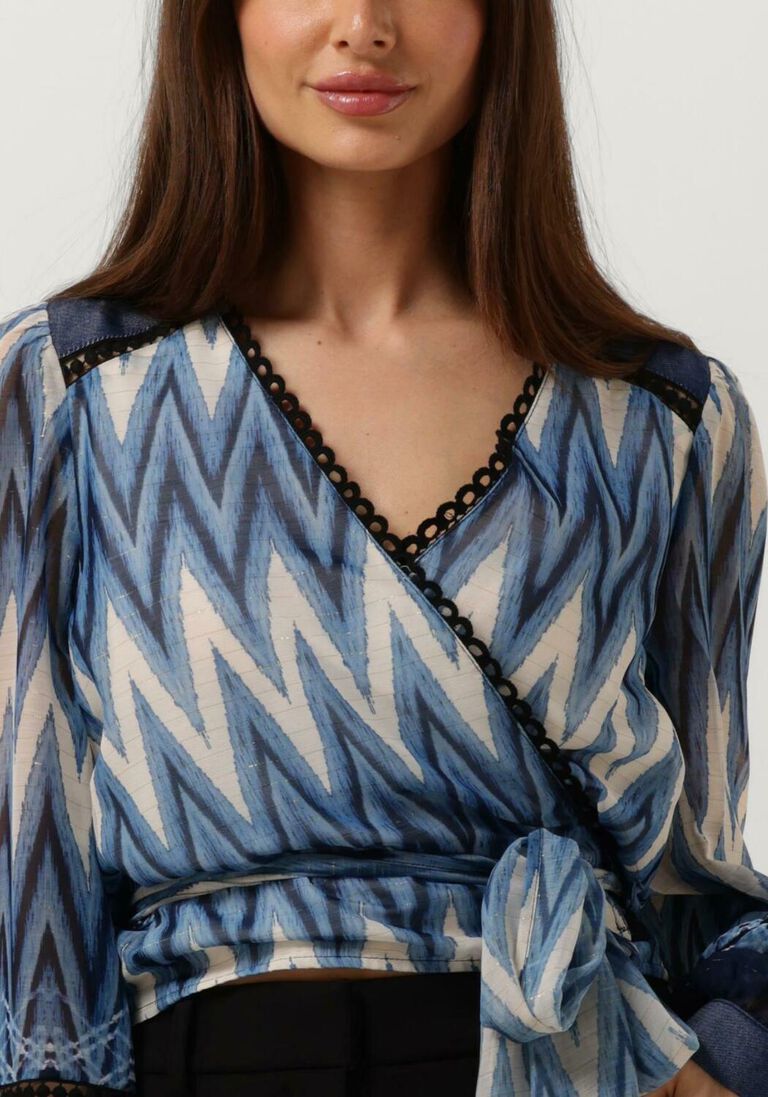 LIU JO blauwe liu jo blouse blusa sunshine