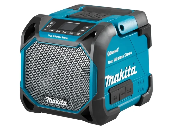 Makita DMR203 - Højttaler - til transportabel brug - trådløs - Bluetooth - 10 Watt - 2-vejs - Uden batteri og lader