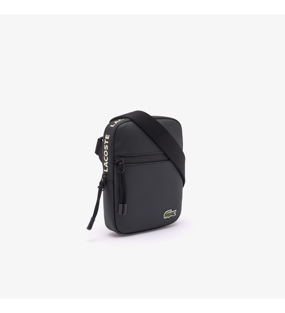 Bolsa transversal Lacoste S Flat preta