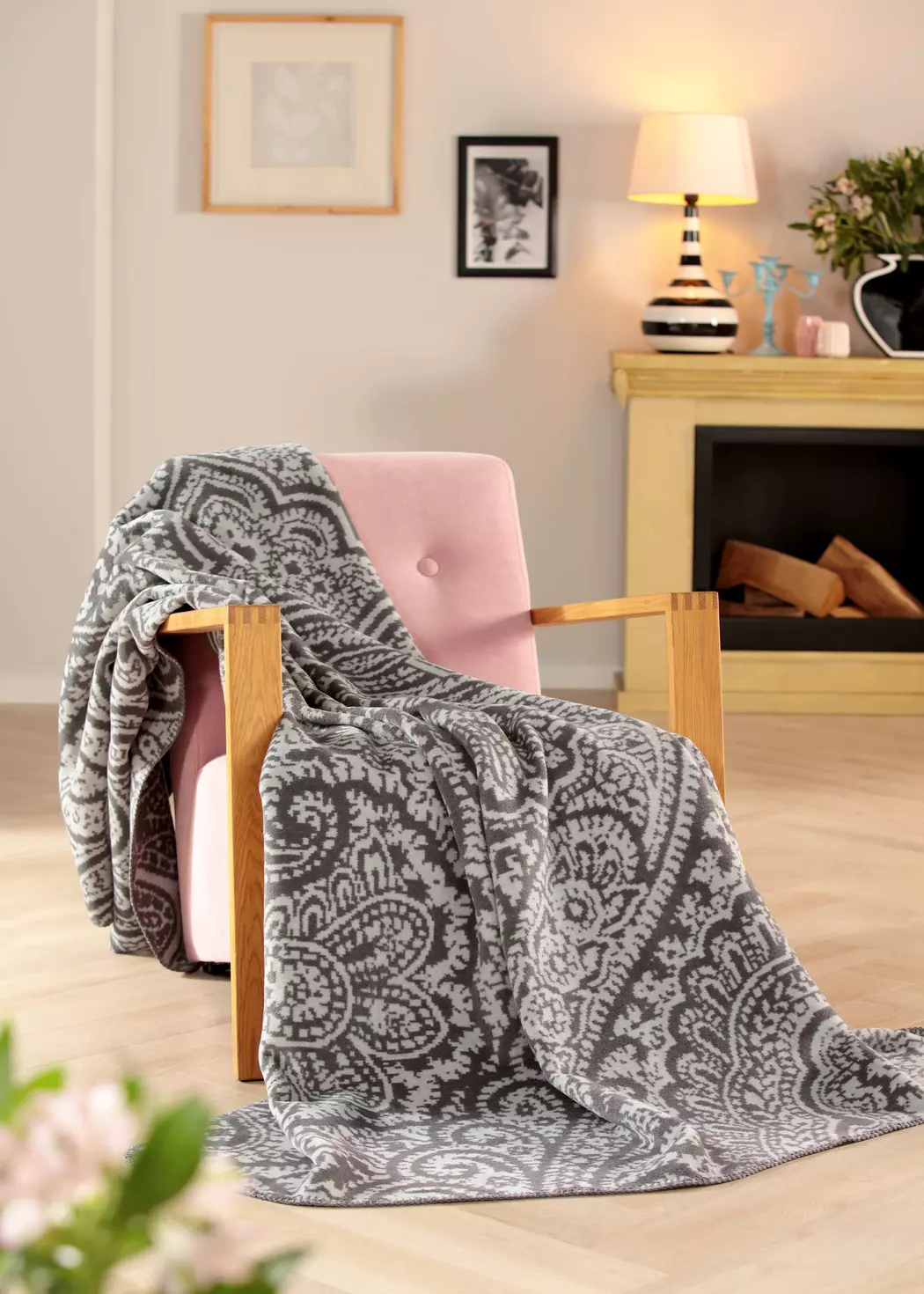 Kuscheldecke Swinging Paisley 150x200 cm