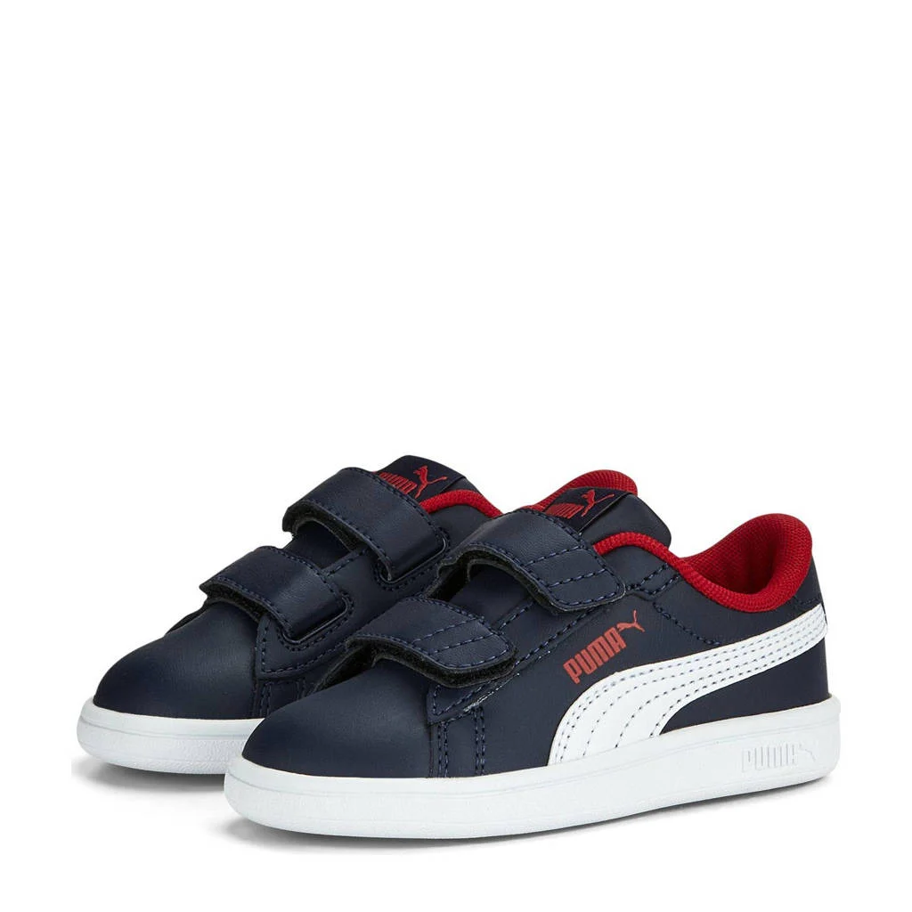 Puma Smash 3.0 L Vsneakers donkerblauw/wit/rood