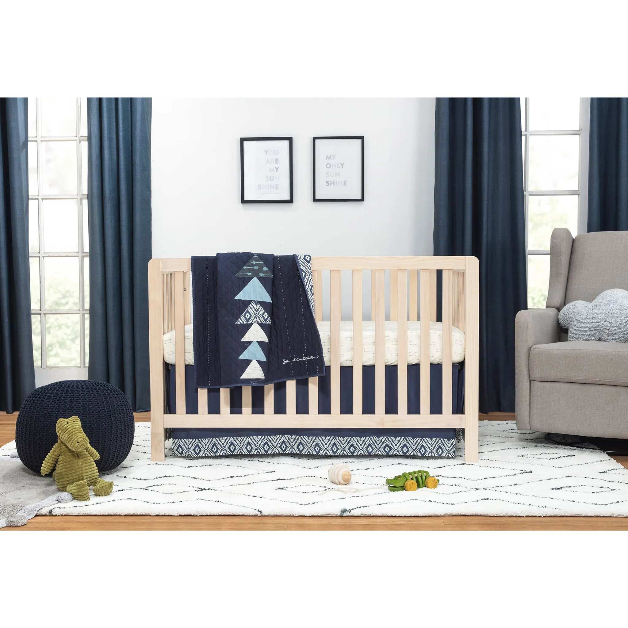 DaVinci Couchette Convertible 4-en-1 Colby - Naturel Lavé