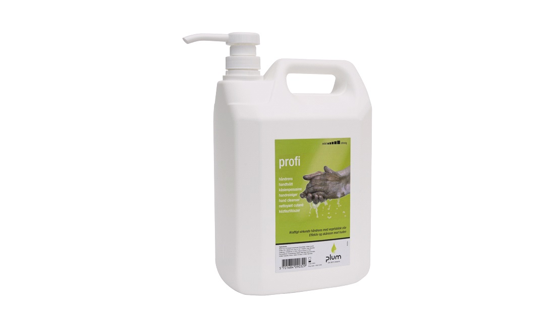 Håndrens Profil m/pumpe - 5 L - Plum