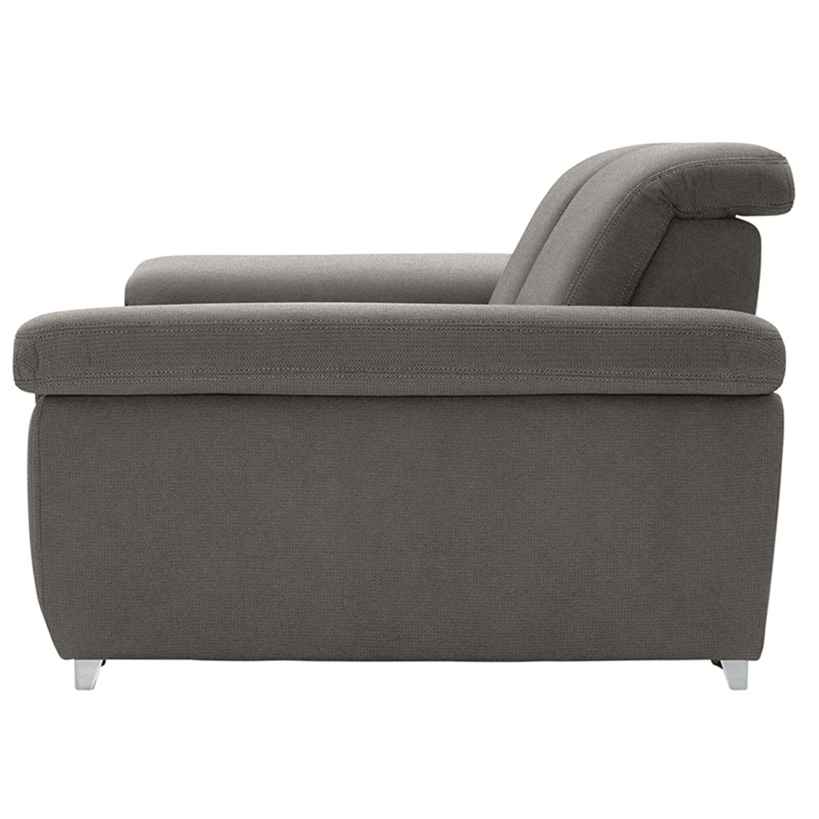 polsterpower 2,5-Sitzer Boxspringsofa - Belle grey - Basismodell
