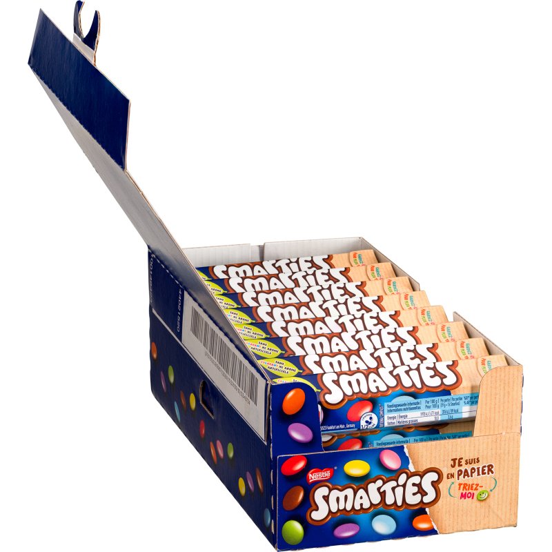 Bonbons Hexatube Smarties - 38 g