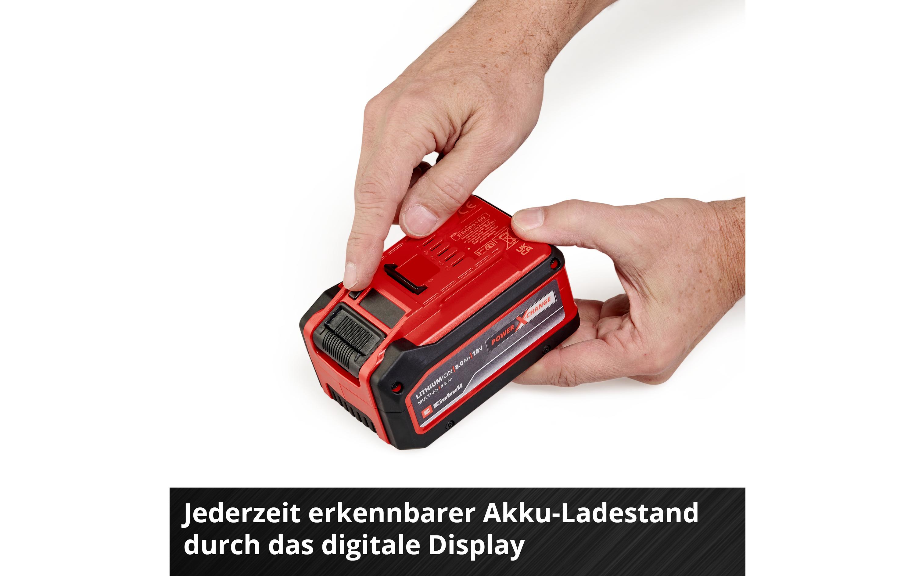 Akku PXC+ 18 V 5-8Ah MULTI<br>Universell einsetzbarer Akku für die gesamte Einhell PXC-Produktfamilie