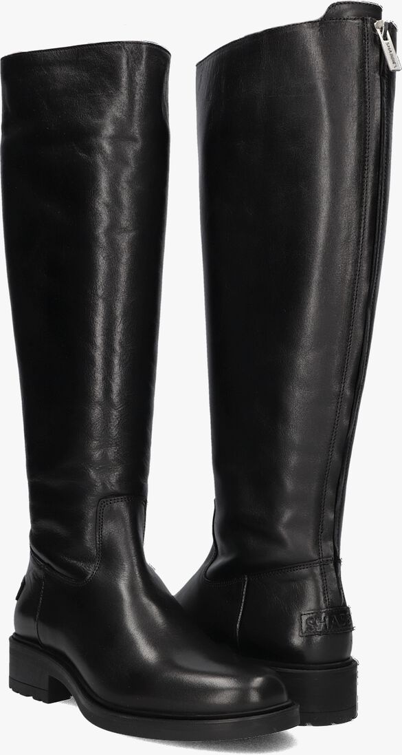 SHABBIES zwarte shabbies hoge laarzen dean high boot