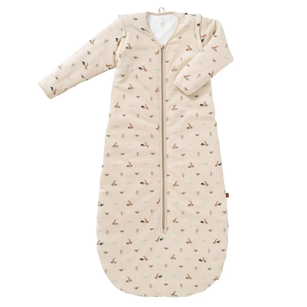 gevoerde baby winter slaapzak Rabbit Sandshell