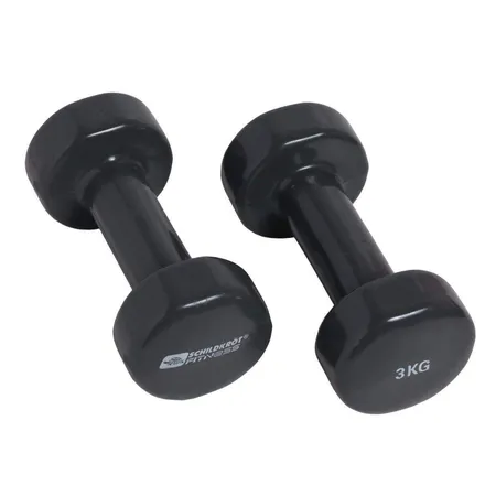 MTS Sportartikel Vinylhantel, 3kg, schwarz