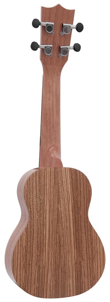 Dimavery uk-400 ukulele, sopran, zebratræ
