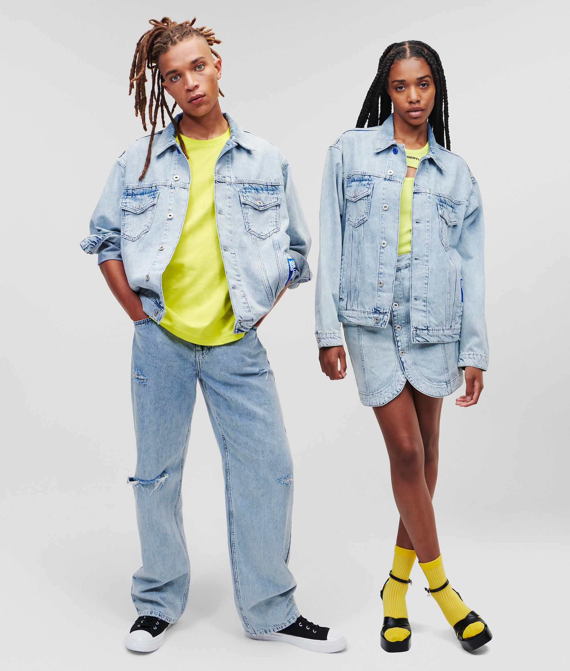 VESTE EN JEAN DÉCONTRACTÉE KLJ