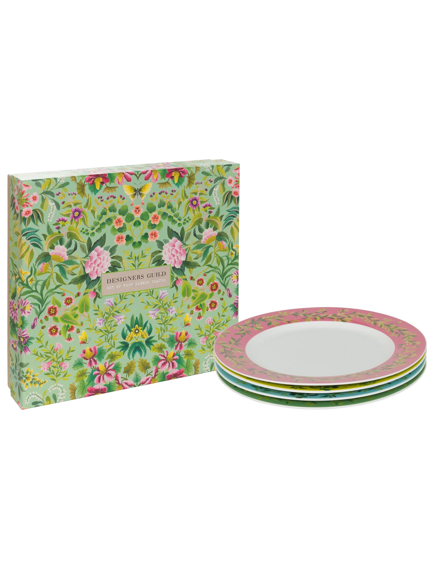 Designers Guild 4 Ikebana Damask dinerborden