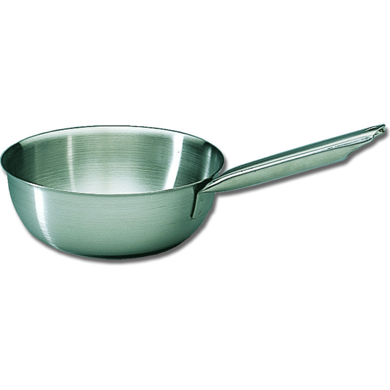 Sauteuse évasée inox Tradition