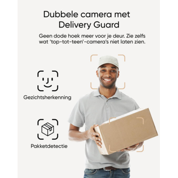 Eufy Video Deurbel E340 2 camera's Zwart Uitbreiding