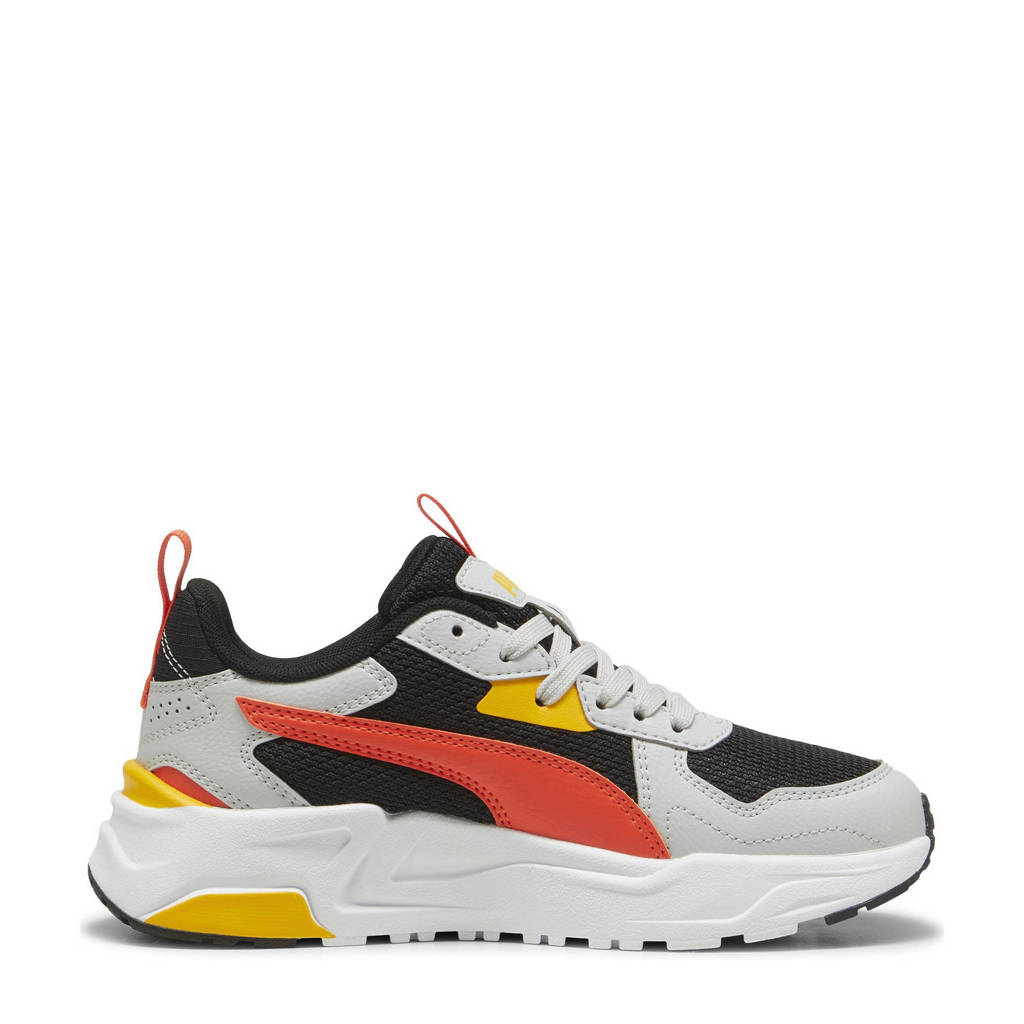 Puma Trinity Lite Jrsneakers wit/zwart/rood/geel