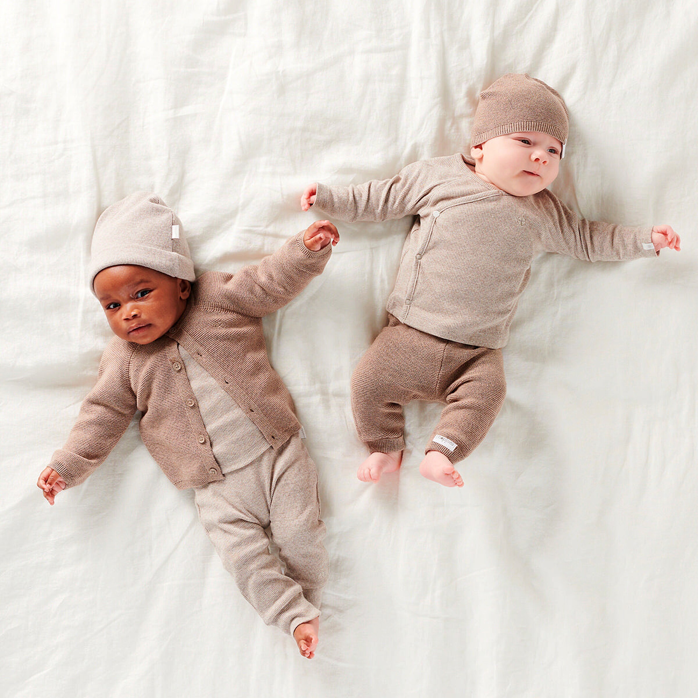 Noppies Baby Mütze Nevel Oatmeal
