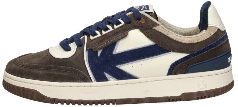 Kaotiko Boston Piping Suede donkerbruin