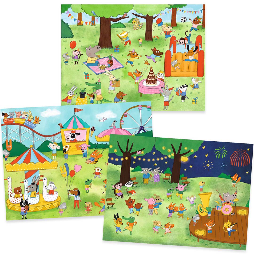 Djeco knutselset transferstickers party time