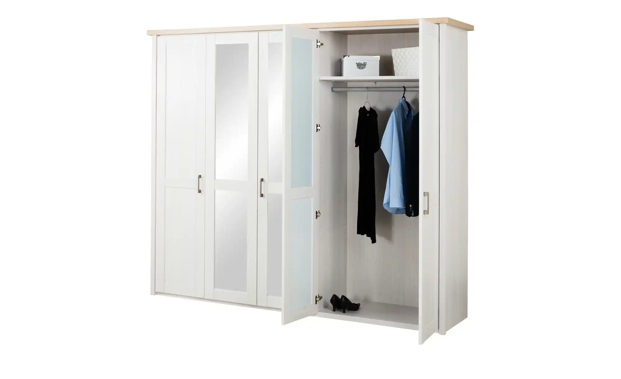 Drehtürenschrank mit Spiegeltüren Lancaster