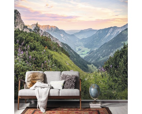 Vliesbehang SH066-VD4 Stefan Hefele Ed 1 Alpen 4-delige set 400 x 250 cm